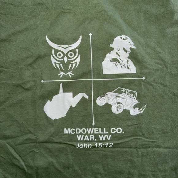 WAR, West Virginia Novelty Tee - Picture 5 of 5